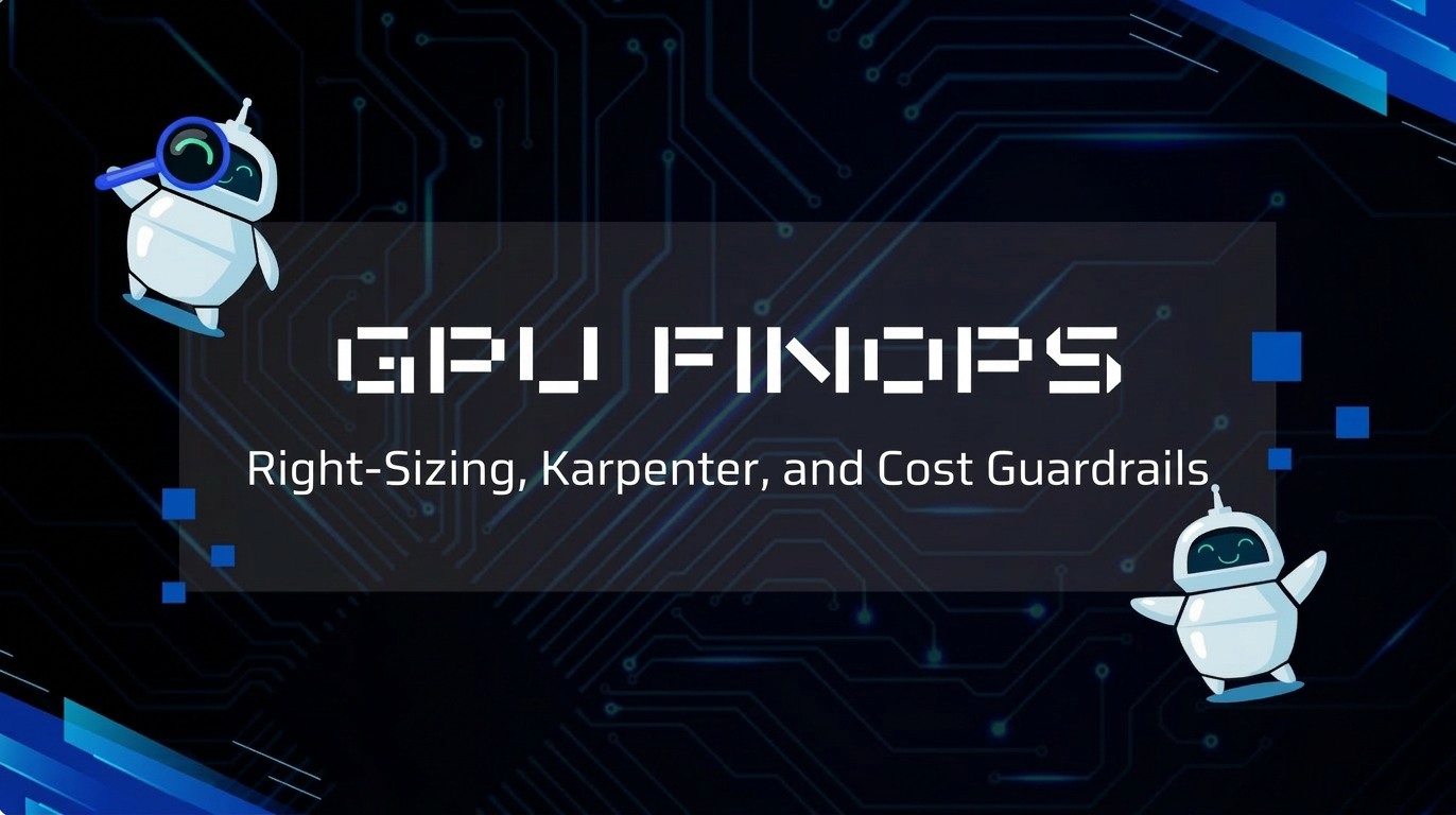 FinOps for GPU: Right-Sizing, Karpenter, and Cost Guardrails in Practice