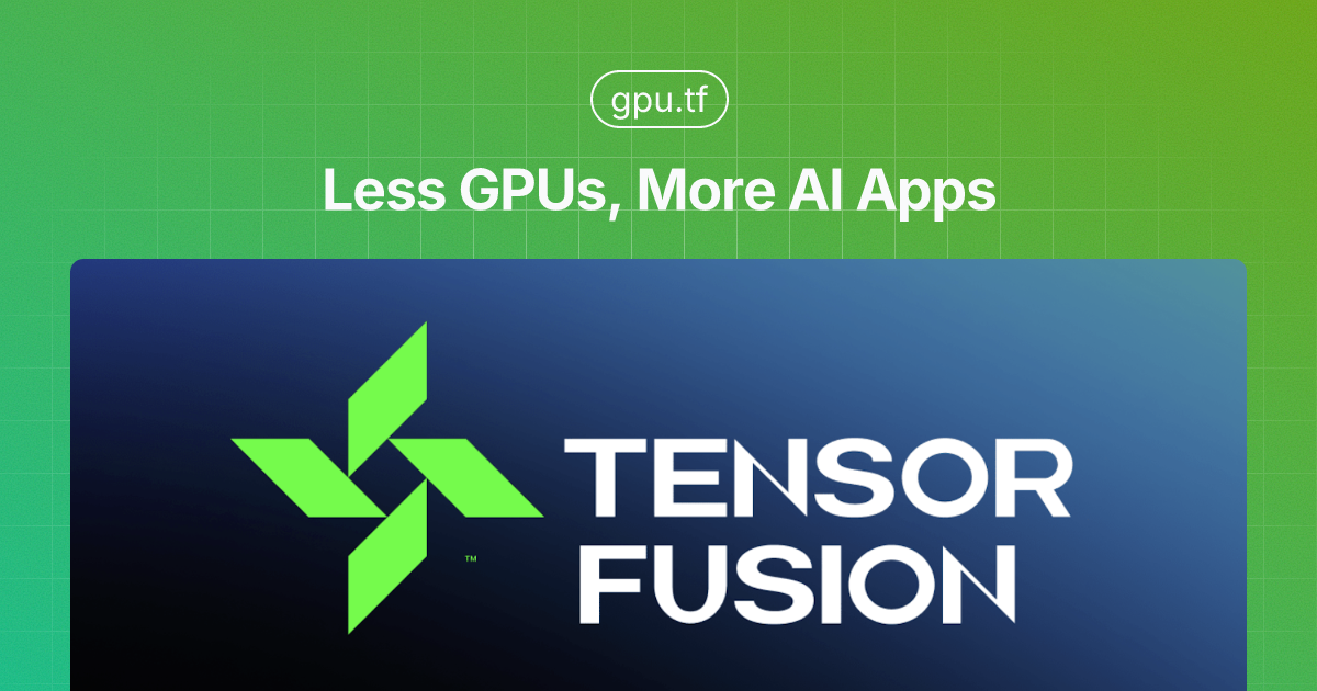 Tensor Net TensorFusion - Enterprise GPU Pooling and Scheduling Infrastructure